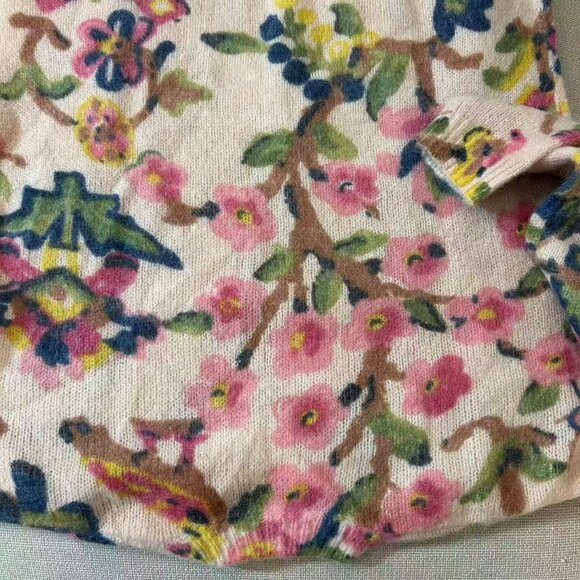 Sezane Orphee Jumper Sweater XS/L/XXL/XXXL Multicolor French Knit Floral Casual - Picture 10 of 11